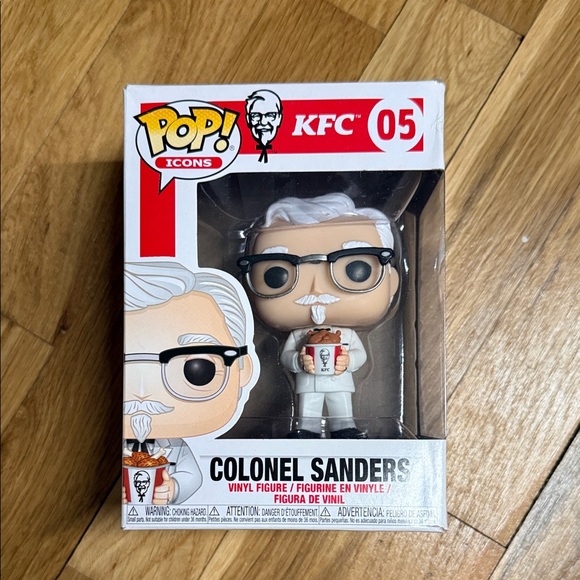Funko Pop! Colonel Sanders Vinyl Figure - White and Black